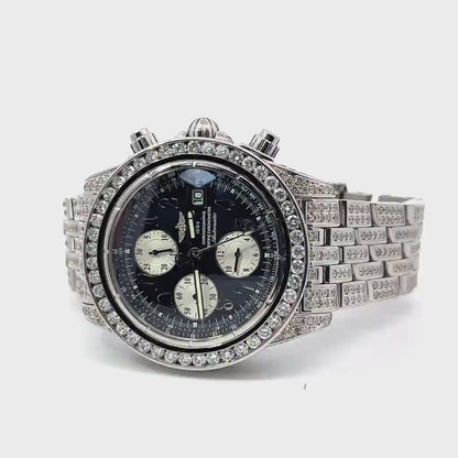 Men's Breitling Evolution Automatic Steel Case With Steel Strap Authentic Luxury Timepiece