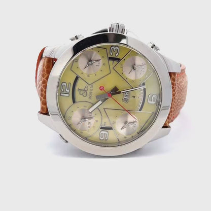 Mens Jacob & Co. Five Time Zone JC Diamond Watch