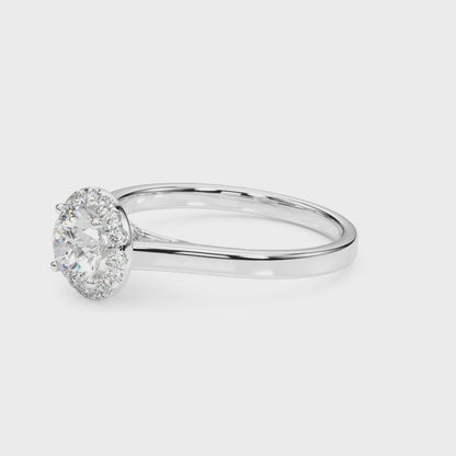 14K White Gold Engagement Ring With 1.61 TCW Diamond (SI1-SI2, G-H)