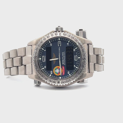 Mens Breitling Emergency Orbiter 3 Titanium Limited Edition 1999 World-wide