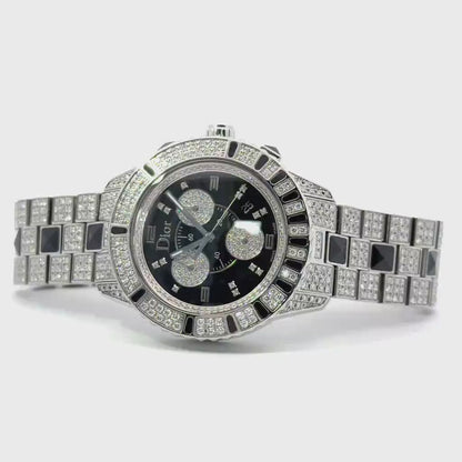 Womens Dior Christal Sharon Stone Limited Edition Diamond Watch