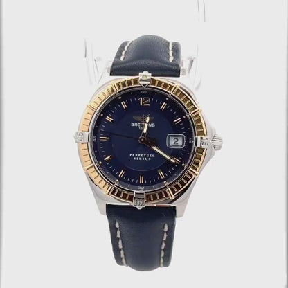 Unisex Breitling Chronomat 18K Yellow Gold / Steel Watch