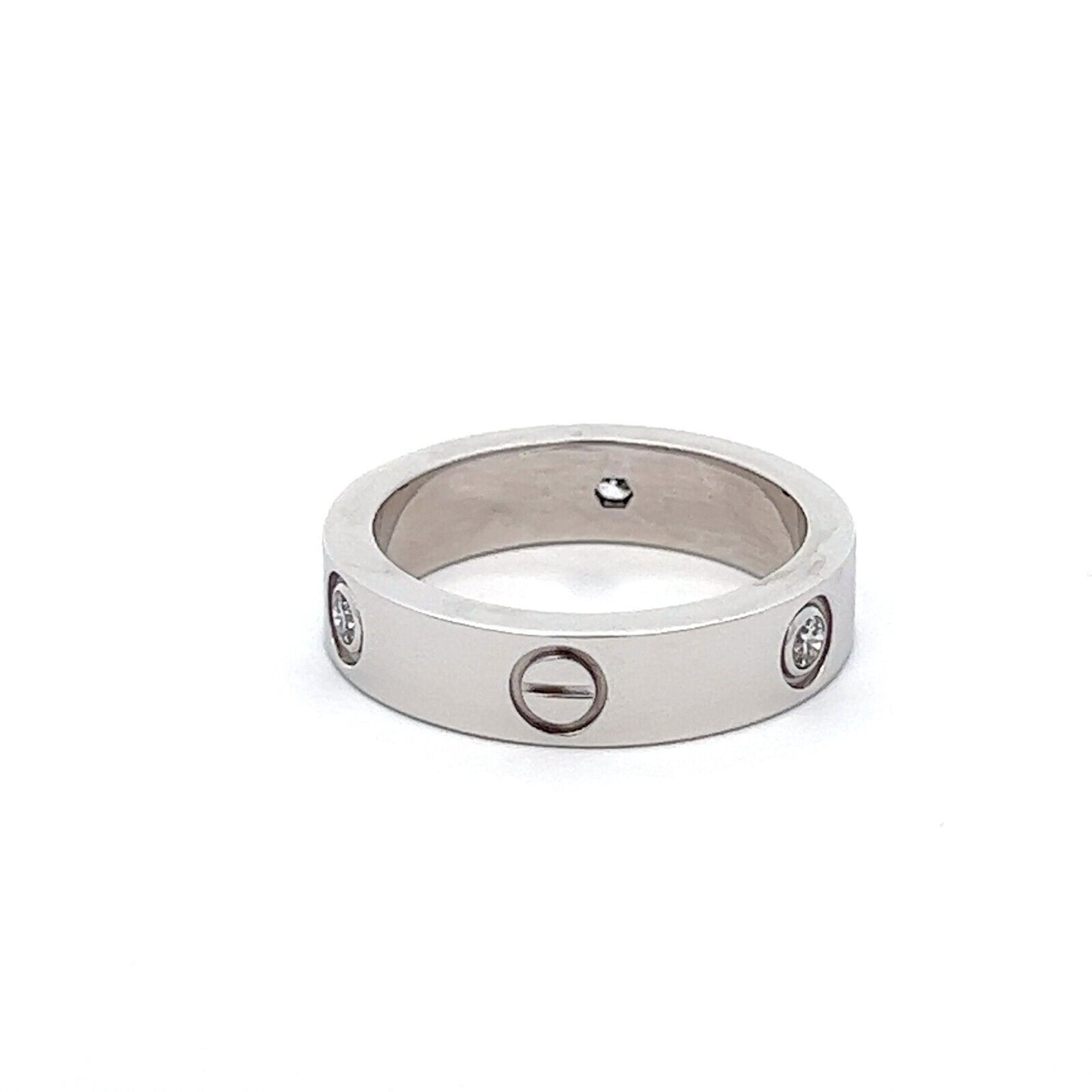 New Cartier Love Ring Diamonds - Cartier Box & Papers & Receipt