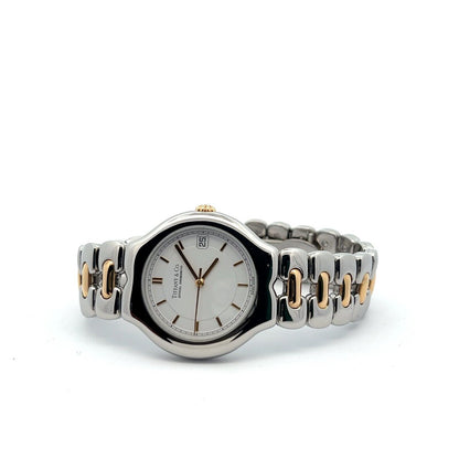 Mens Tiffany Tesoro 18K Gold Automatic