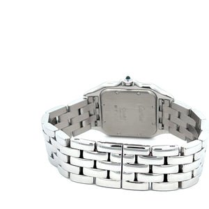 Womens Cartier Panther Panthere 18K Gold Midsize Diamonds