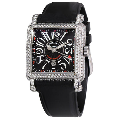Womens Franck Muller Conquistador Cortez Stainless Steel Automatic Diamonds