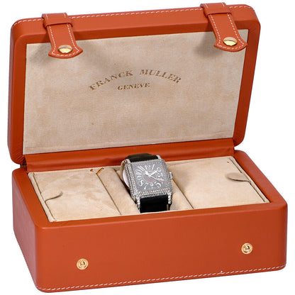 Womens Franck Muller Conquistador Cortez Stainless Steel Automatic Diamonds