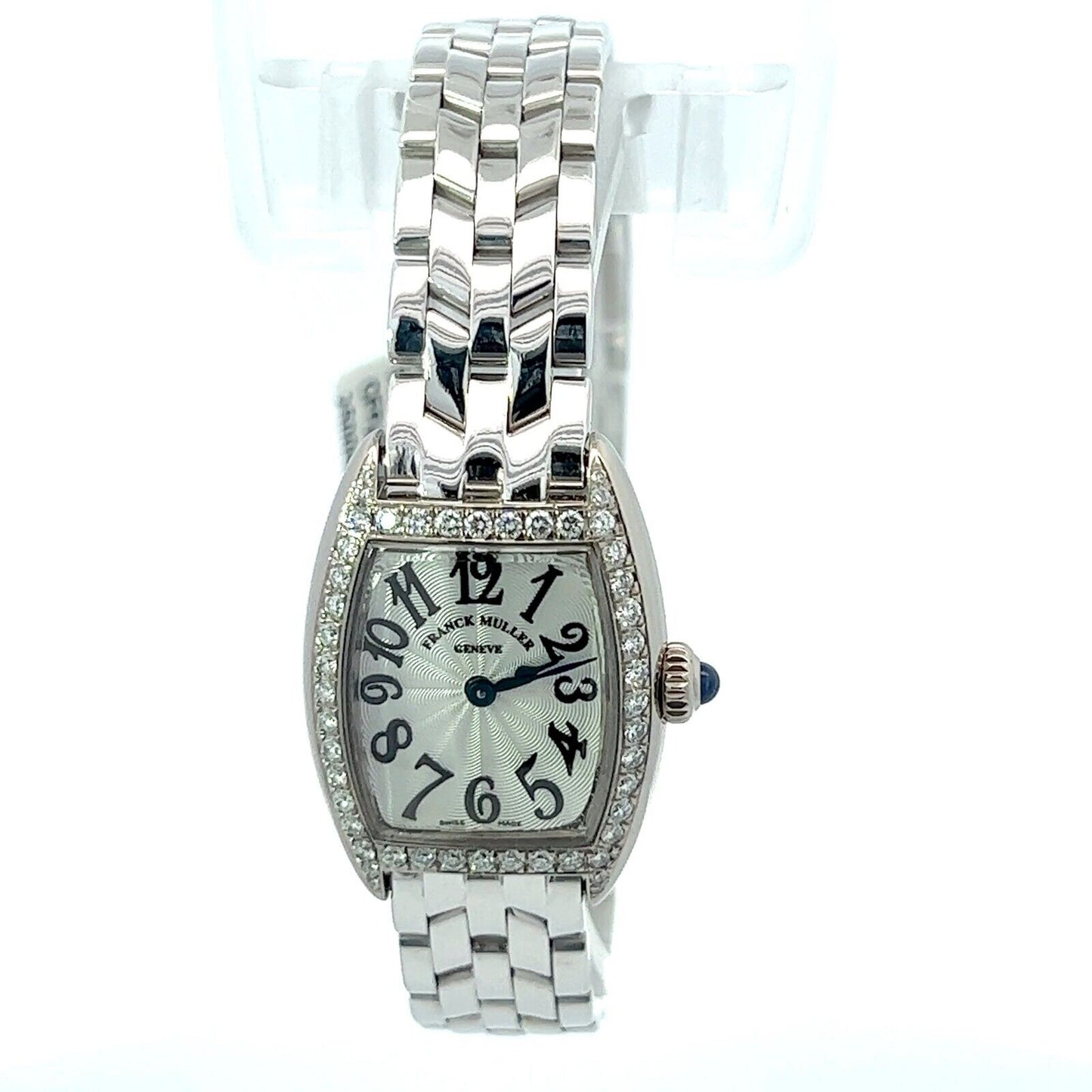 Womens Franck Muller Curvex 18k Gold Diamonds