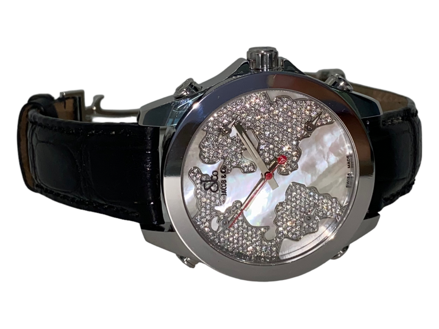 Mens Jacob World Five Time Zone World Is Yours Diamonds