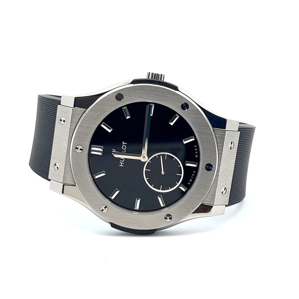 Unworn Mens Hublot Classic Fusion Ultra-Thin Titanium 515.NX.1270.LR