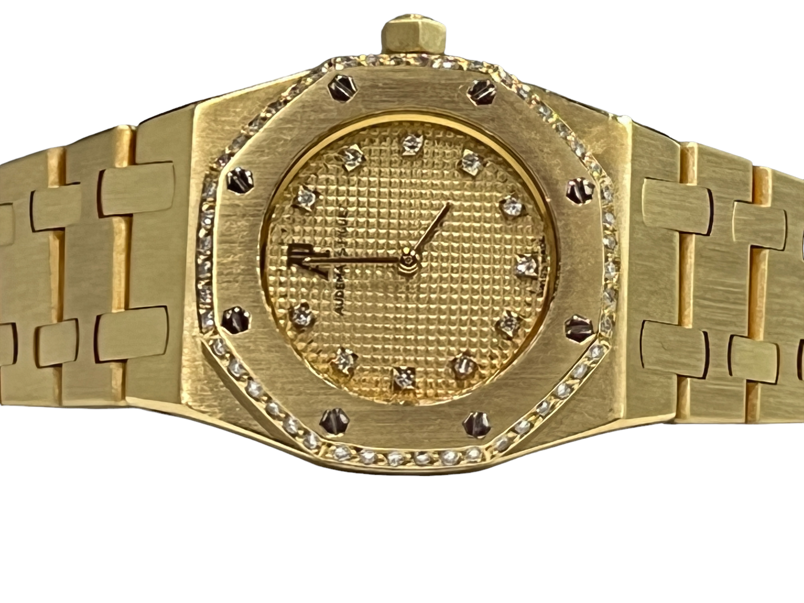 Womens Audemars Piguet Royal Oak Lady 18K Gold Diamonds