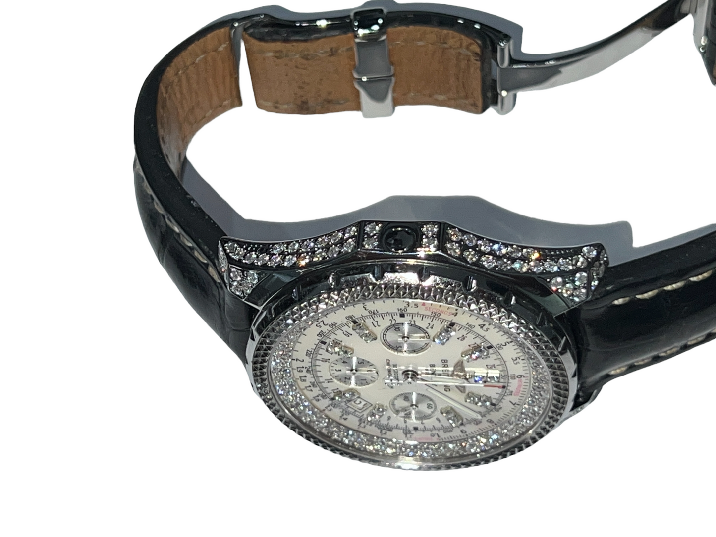 Mens Breitling Bentley Motors Chronograph Diamonds