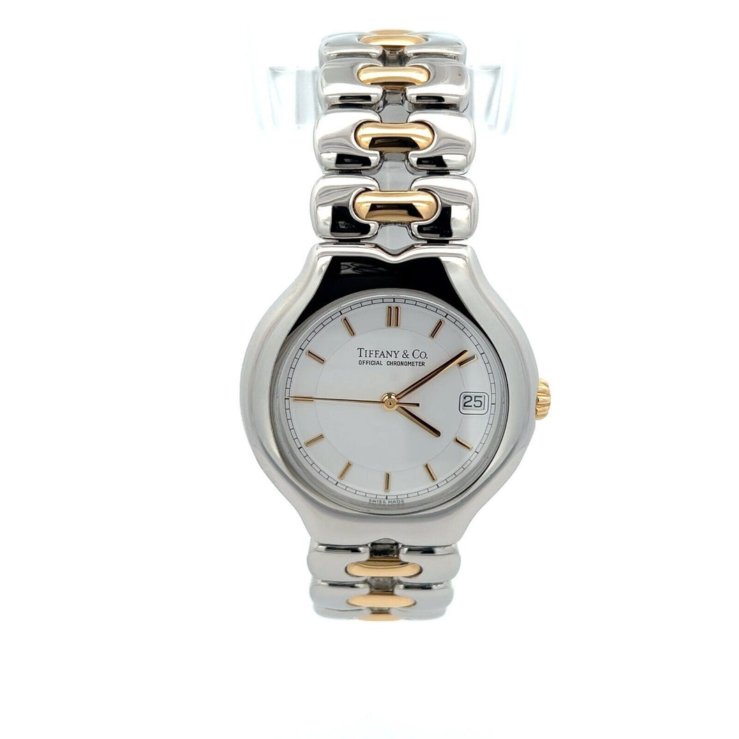 Mens Tiffany Tesoro 18K Gold Automatic