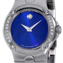 Womens Movado Museum Sports Edition Steel Diamonds