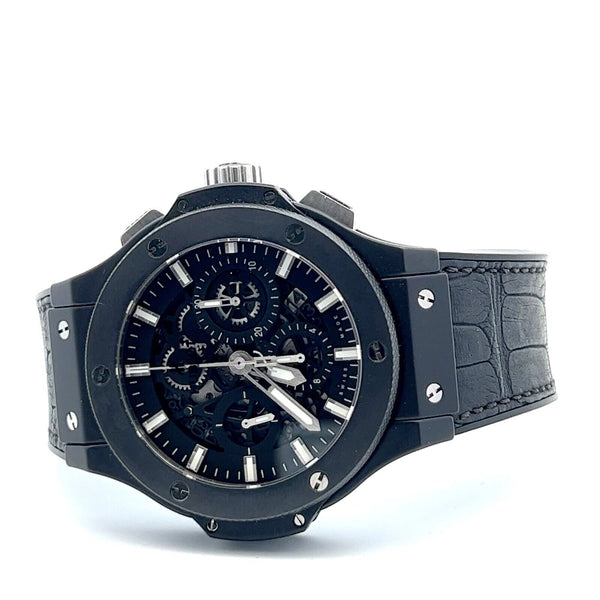 Mens Hublot Big Bang Aero Bang Black Magic Skeleton 311.CI.1170.GR