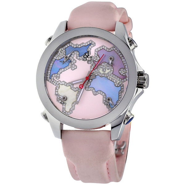 Womens Jacob & Co. World 5 Five Time Zone World Is Yours Diamonds