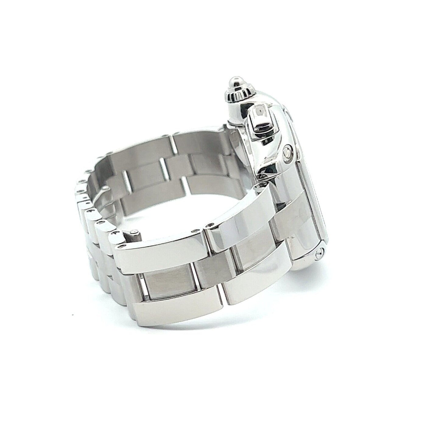 Mens Cartier Roadster XL Chrono Chronograph Stainless Steel Automatic