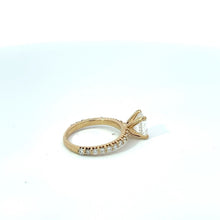 Gold Engagement Ring Diamonds 1.18 Center GIA VS1 G