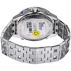 New Mens Jacob & Co. JC 47mm Five 5 Time Zone Stainless Steel Diamonds