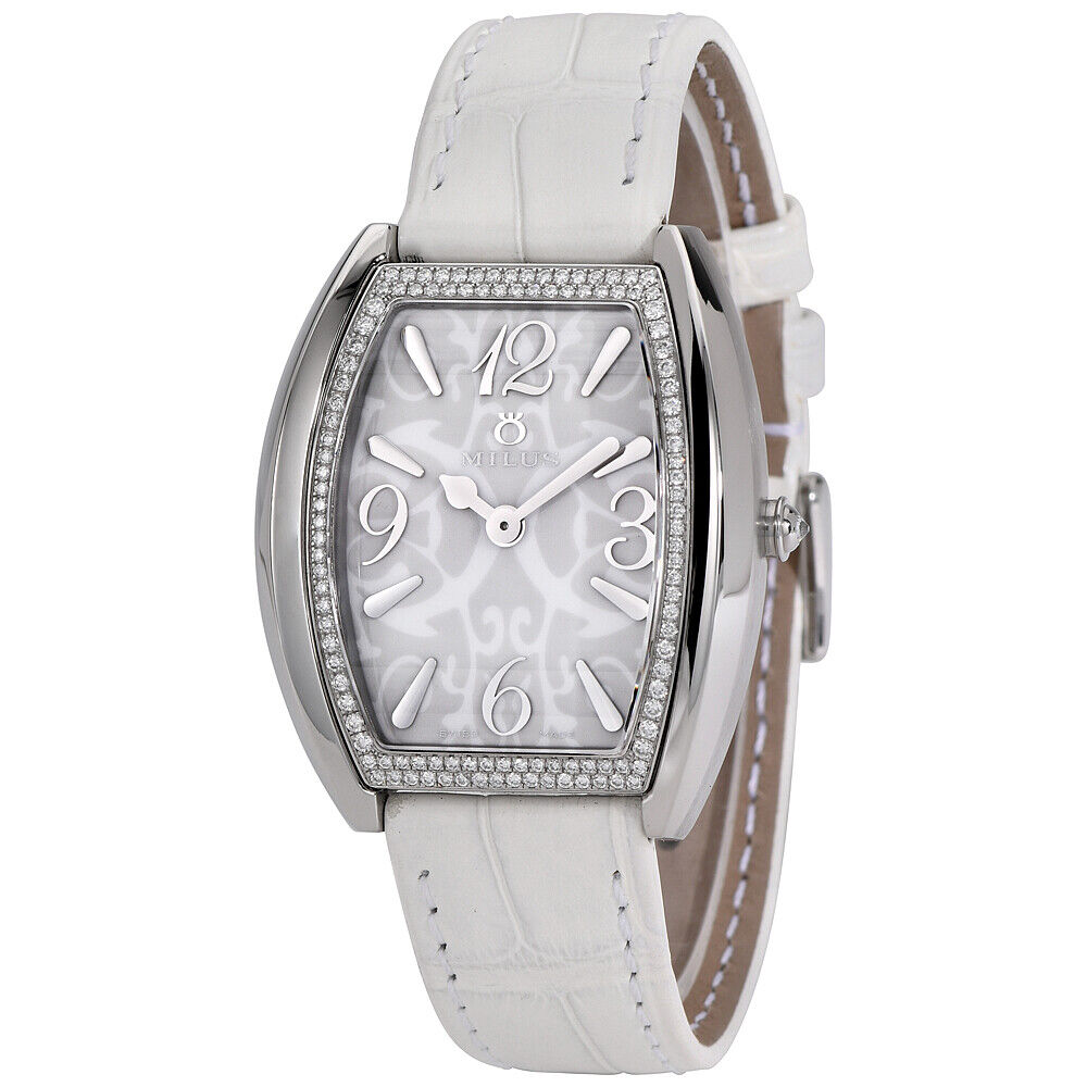 New Womens Milus Cirina Steel Diamonds