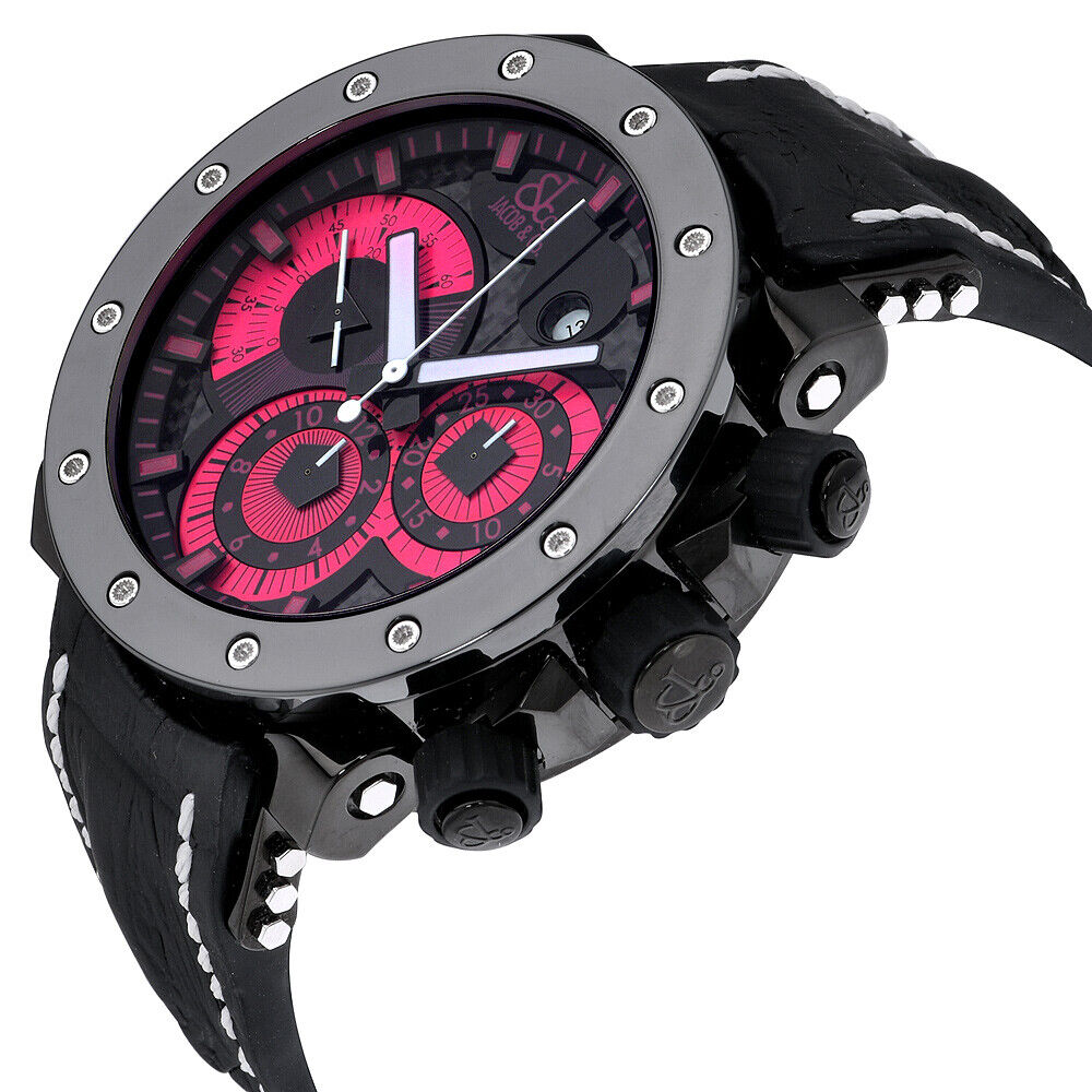 New Mens Jacob & Co. Epic II Chronograph PVD Steel Automatic