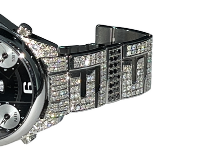 Mens Jacob & Co. JC 47mm Stainless Steel Diamonds