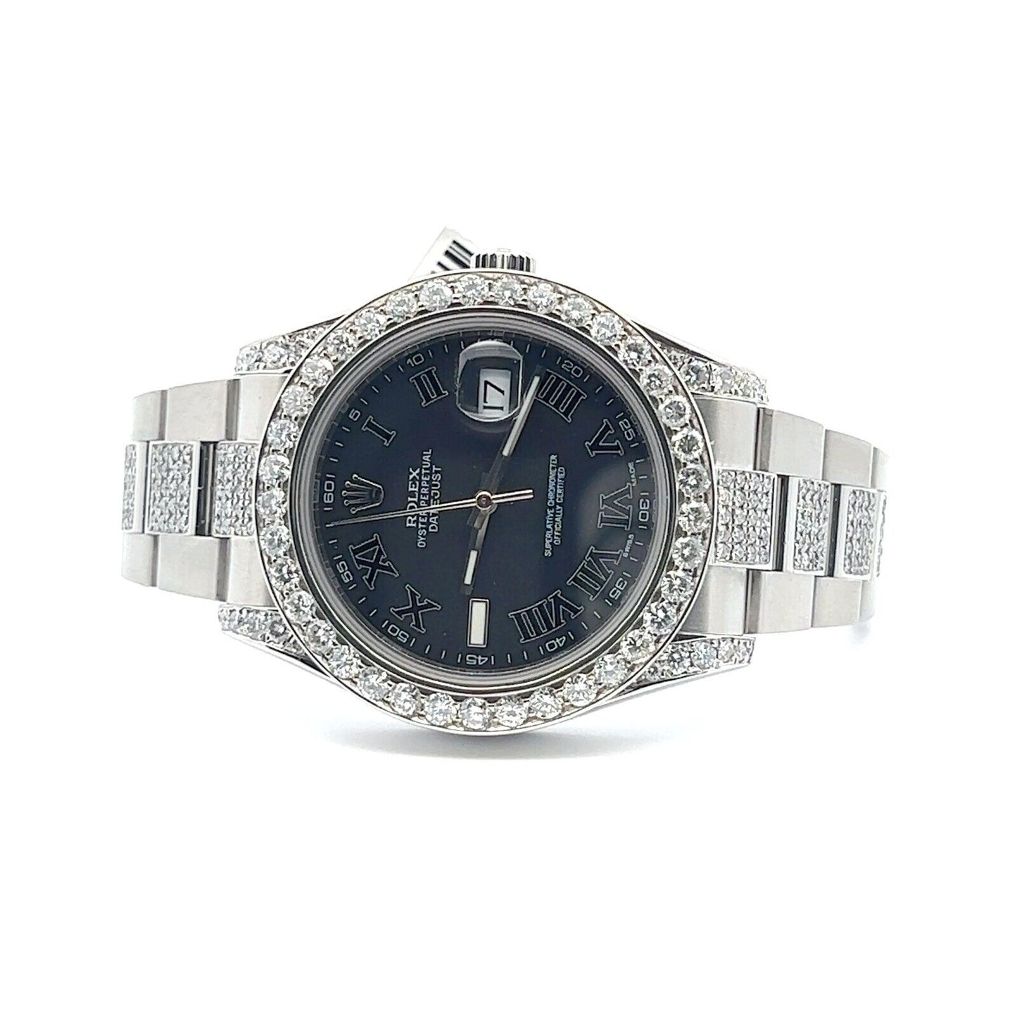 Mens Rolex Datejust II XL Oyster Perpetual Diamonds