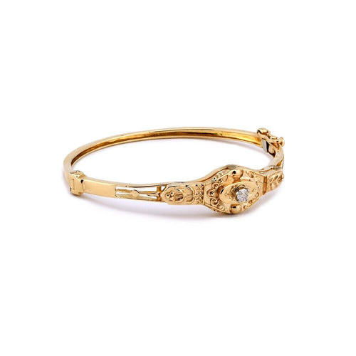 Womens Gold Diamond Bracelet