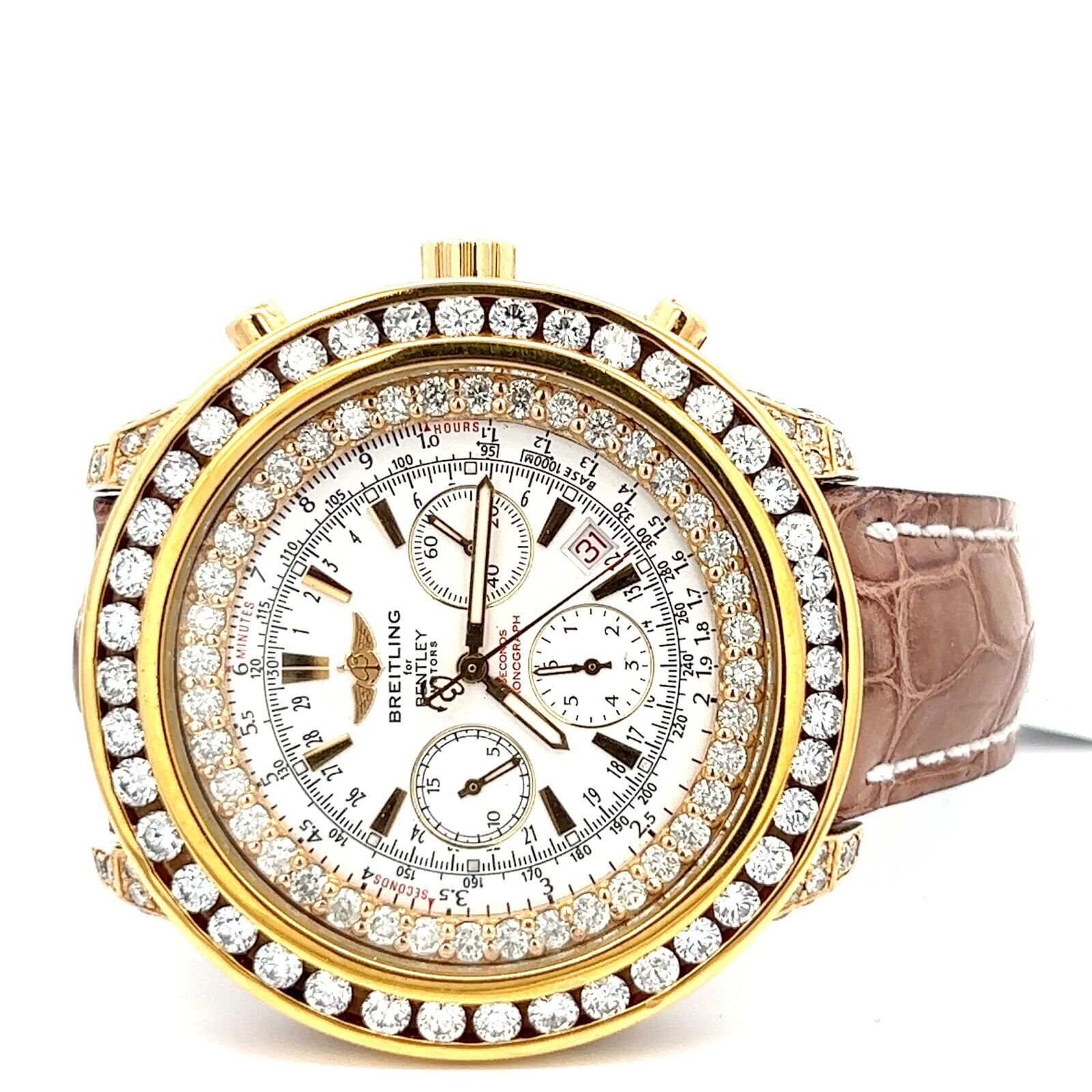 Breitling bentley gold deals