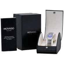 Womens Movado Museum Sports Edition Steel Diamonds