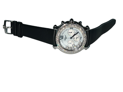 Womens Chopard Happy Sport Chronograph XL Diamonds