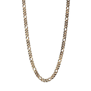 Gold Chain Figaro Necklace