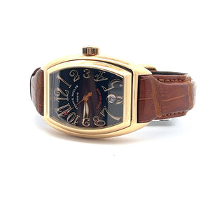 Mens Franck Muller Conquistador 18K Solid Gold Automatic