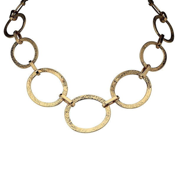 Gold Hoop Necklace