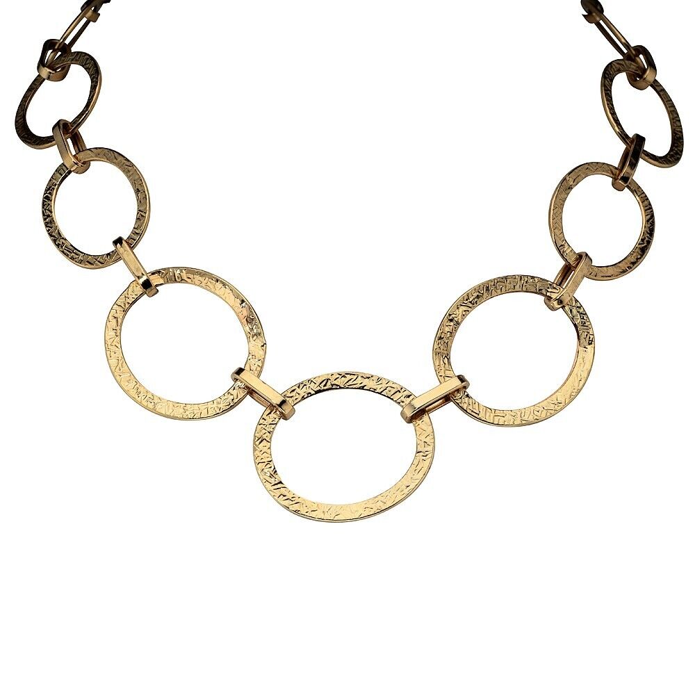 Gold Hoop Necklace