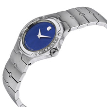 Womens Movado Museum Sports Edition Steel Diamonds