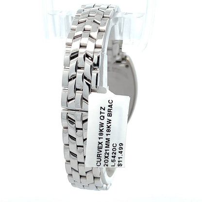 Womens Franck Muller Curvex 18k Gold Diamonds