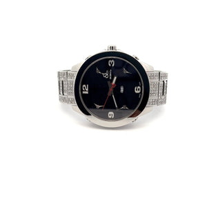 Mens Jacob & Co. JC 47mm Stainless Steel Diamonds