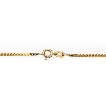 Gold Chain Necklace Sapphire Diamonds