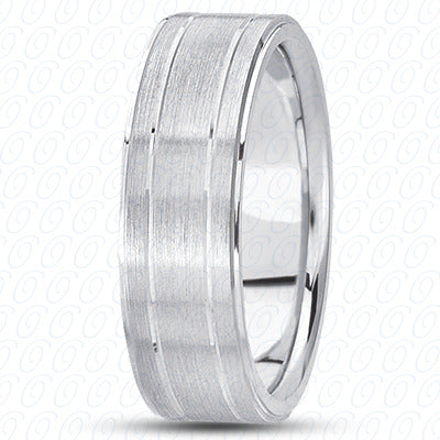 Mens Basic Style Light Weight Wedding Band  - LWM326