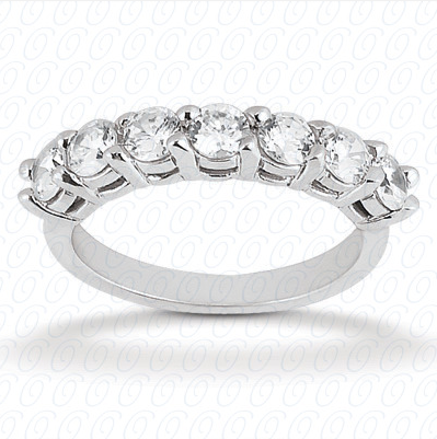 Round Prong Set Wedding Band 14k Gold - WB2191-5