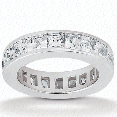 Princess Channel Set Diamond Eternity Band - EWB160-2.5x2.5
