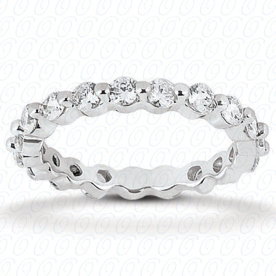 Shared Prong Round Diamond Eternity Band - EWB420-3