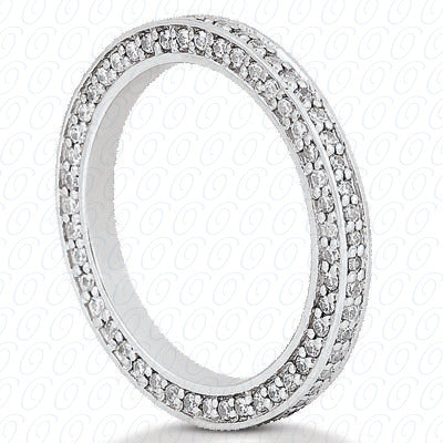 Round Brilliant Bead Set Diamond Eternity Band
