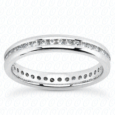 Round Brilliant Channel Set Diamond Eternity Band - MCET1000