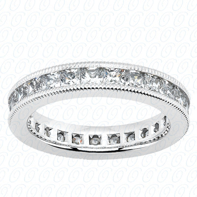 Princess Channel Set Diamond Eternity Band - MCET1035