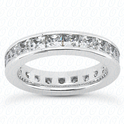 Princess Channel Set Diamond Eternity Band - MCET1031