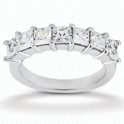 Princess Prong Set Diamond Wedding Band - WB2732