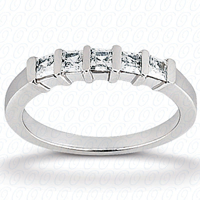 Princess Bar Set Diamond Wedding Band - WB2735